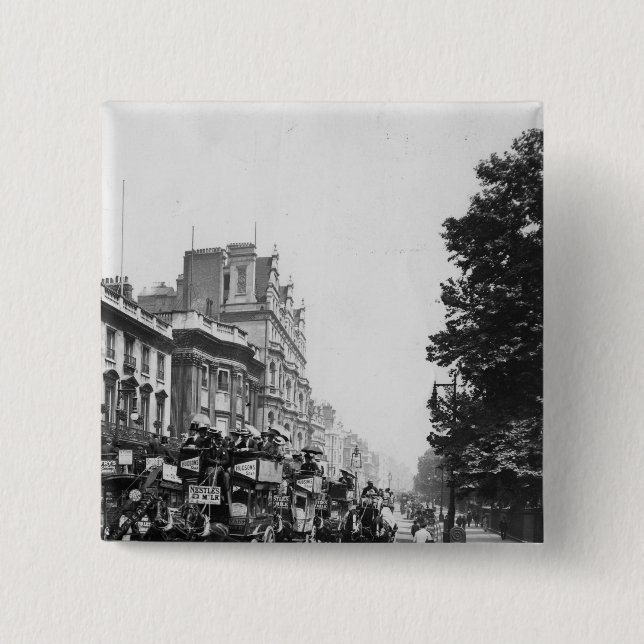 Piccadilly, London 15 Cm Square Badge (Front)