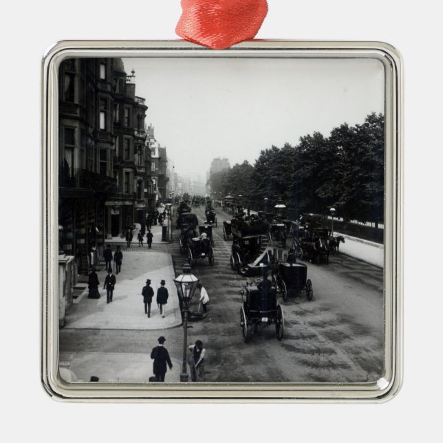 Piccadilly, London 2 Metal Tree Decoration (Front)
