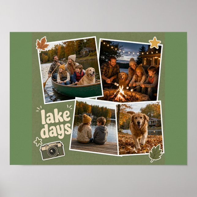 PicCollage Template - Poster 16x12 Landscape (Front)