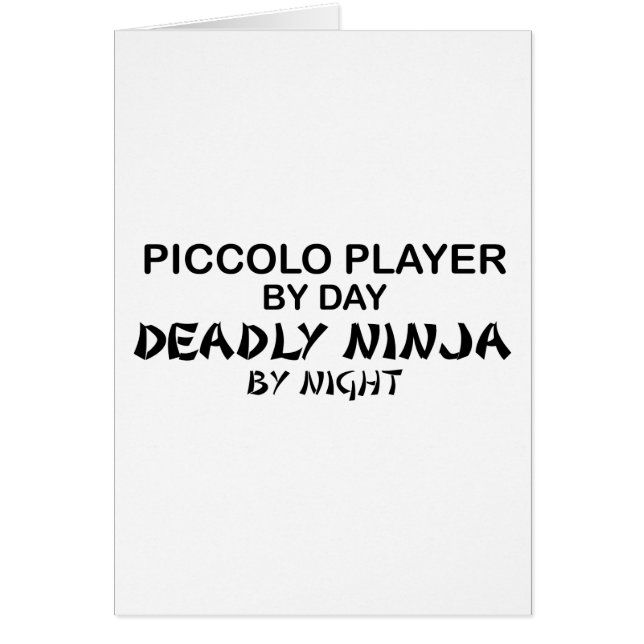 Piccolo Deadly Ninja by Night (Front)