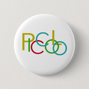 Piccolo Letters 6 Cm Round Badge