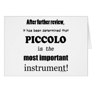 Piccolo Most Important Instrument