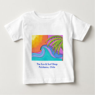 Pichilemu Surf Shop Beach Baby t shirts