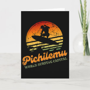 Pichilemu World Surfing Capital Vintage Surfing Gi Card