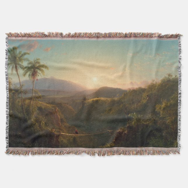 Pichincha Frederic Edwin Church Throw Blanket (Front)