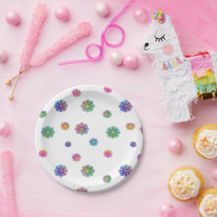 Pick a Posy Paper Plate