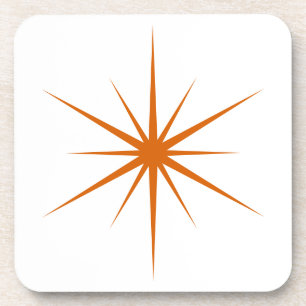 Pick Any Colour Mid Century Modern Atomic Starburs Coaster
