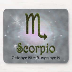Pick Colour Scorpio Zodiac Astrological Sign Mouse Pad