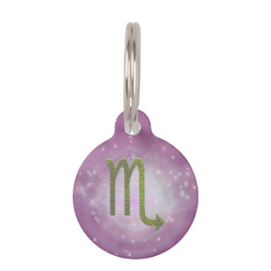 Pick Colour Scorpio Zodiac Astrological Sign Pet Tag