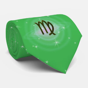 Pick Colour Virgo Zodiac Astrological Sign Tie