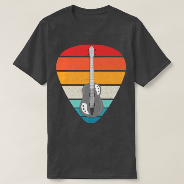 Pick Guitarist Lover Instrument Electric Bass Vint T-Shirt (Design Front)