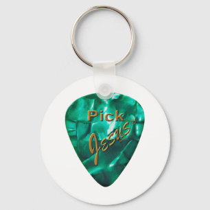 Pick Jesus Key Ring