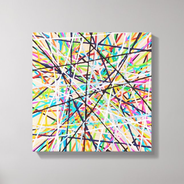 Pick Up Sticks 2 12 x 12 Wrapped Canvas (Front)