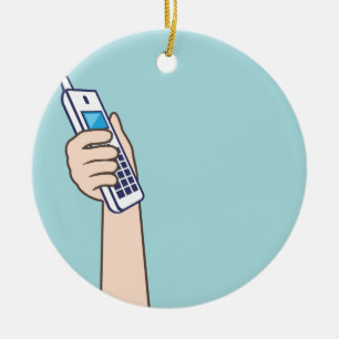 Pick up the phone Vector Ceramic Tree Decoration