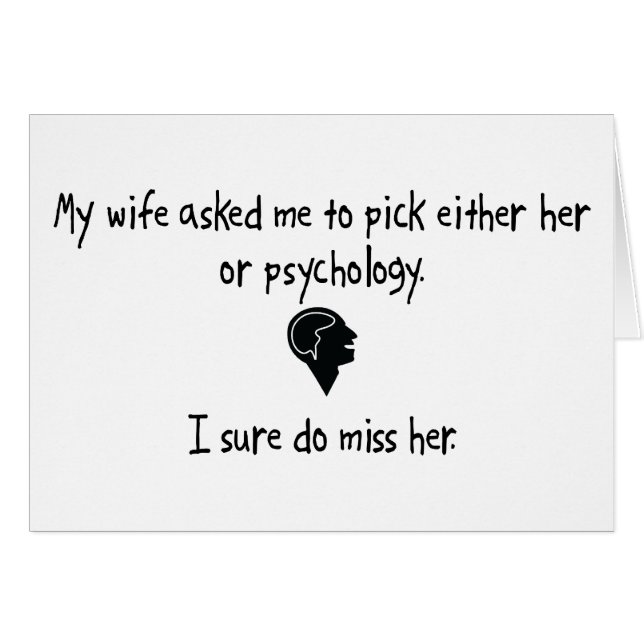 Pick Wife or Psychology (Front Horizontal)