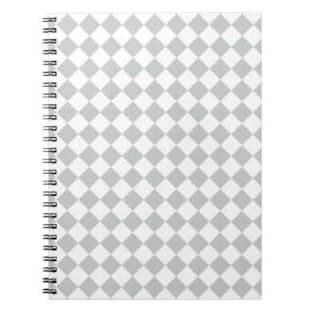 Pick your checkers colour Easily Customise This Spiral Notebook (Front)