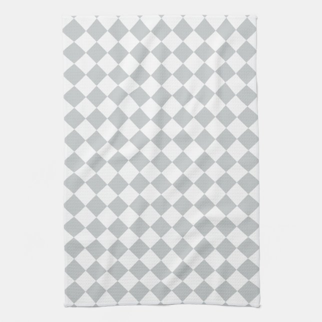 Pick your checkers colour Easily Customise This Tea Towel (Vertical)