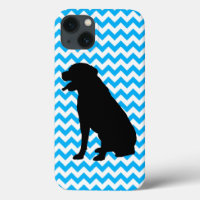 Pick Your Colour Chevron With Lab Silhouette