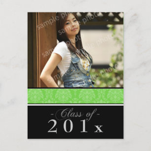 Pick YOUR Colour Damask Graduation Announcement