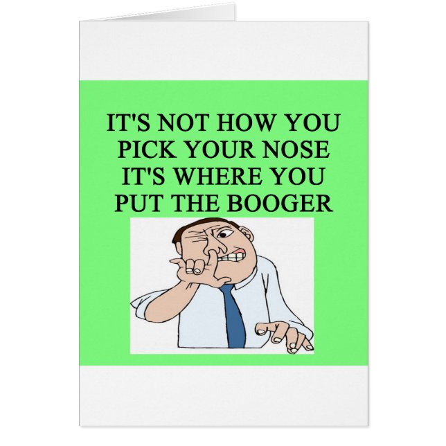 pick your nose (Front)