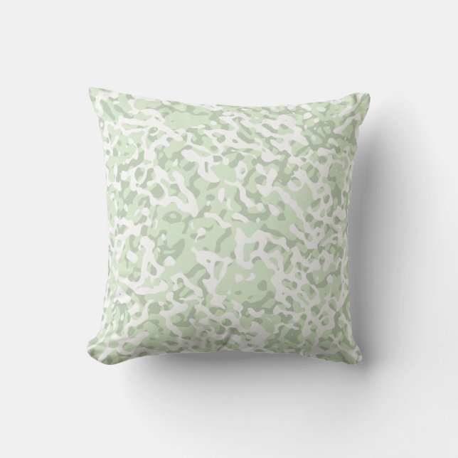 Pick Your Pastel Colour Marble Look Throw Pillow 3 (Front)