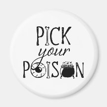 Pick Your Poison | Halloween Witch Cauldron