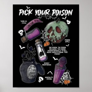 Pick Your Poison's Funny Drink Me Potion's Happy H Poster
