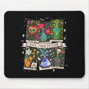 Pick Your Poisons Funny Drink Me Potions Happy Hal Mouse Pad