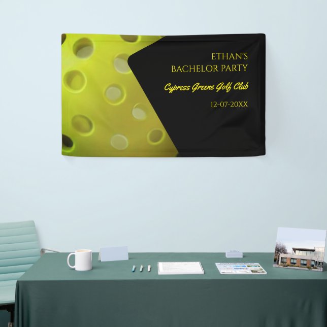 Pickeball birthday party bachelor party sport banner (Tradeshow)