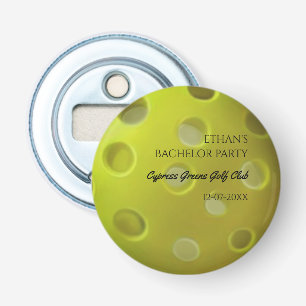 Pickeball birthday party bachelor party sport bottle opener