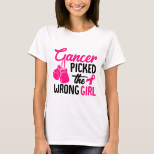 Picked The Wrong Girl Breast Cancer Awareness  T-Shirt