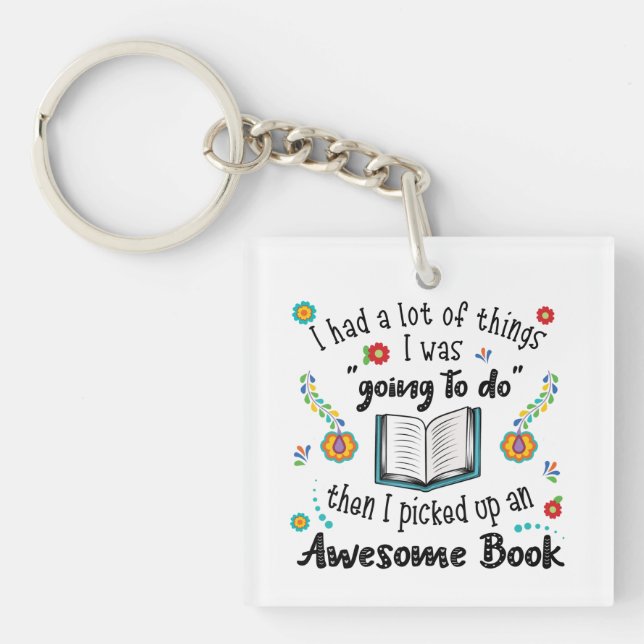 Picked Up An Awesome Book Keychain (Front)
