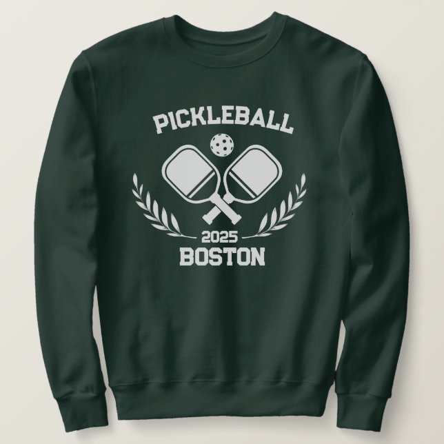 Pickelball Boston 2025 Custom Sweatshirt (Design Front)