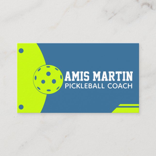 Pickelball Coach Business Card (Front)
