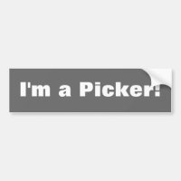 Picker American Bumper Sticker Antique Collector