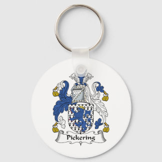 Pickering Family Crest Key Ring