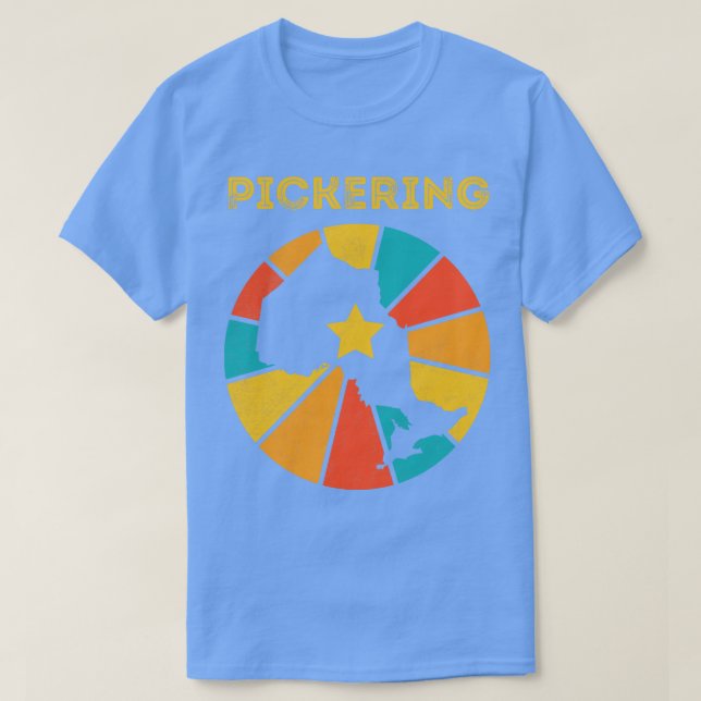 Pickering Ontario Canada Vintage Distressed Souven T-Shirt (Design Front)