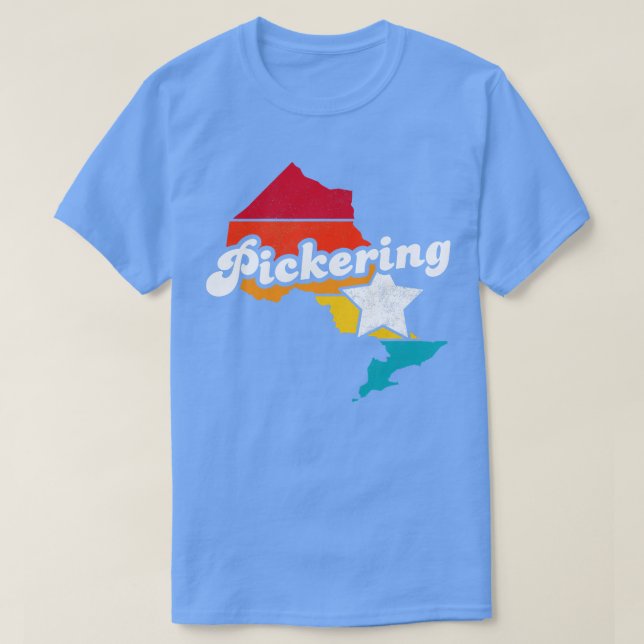 Pickering Ontario Canada Vintage Distressed Souven T-Shirt (Design Front)