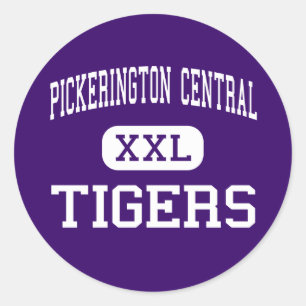 Pickerington Central - Tigers - Pickerington Classic Round Sticker