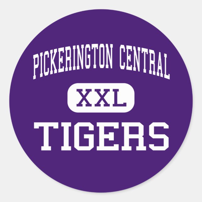 Pickerington Central - Tigers - Pickerington Classic Round Sticker (Front)