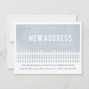 Picket Fence Moving Announcement