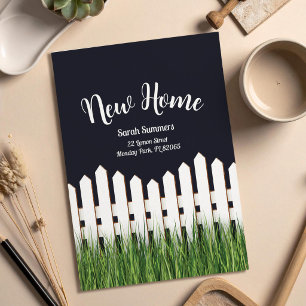 Picket fence new address invitation