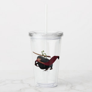 Pickett & Teddy With Wand and Tie Acrylic Tumbler