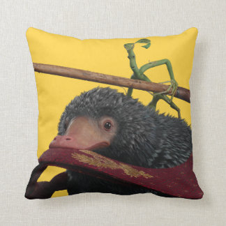 Pickett & Teddy With Wand and Tie Cushion