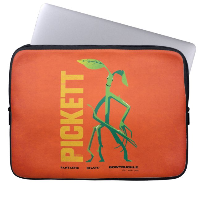 Pickett Vintage Graphic Laptop Sleeve (Front)