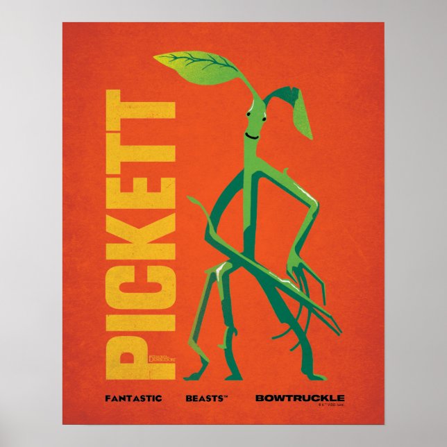 Pickett Vintage Graphic Poster (Front)