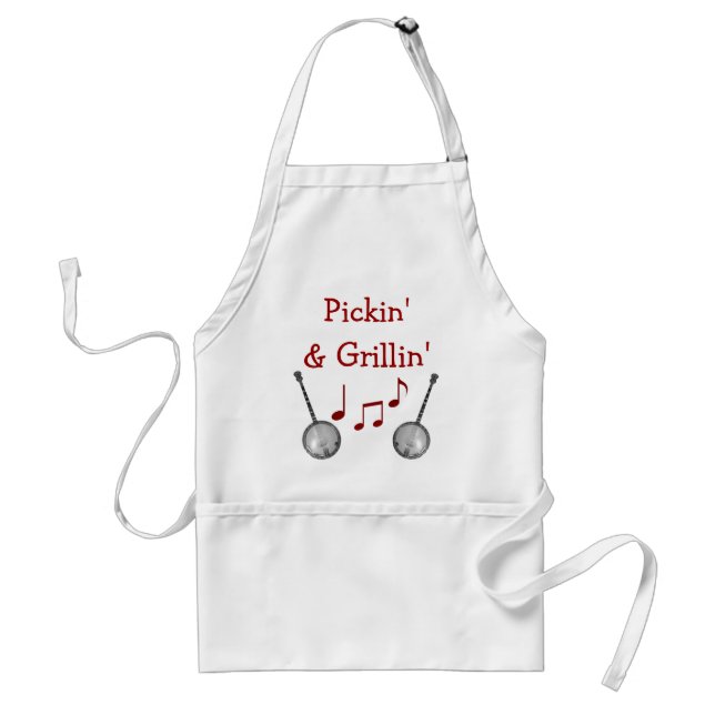 Pickin' & Grillin' Apron (Front)