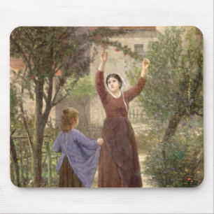 Picking Cherries Mouse Pad