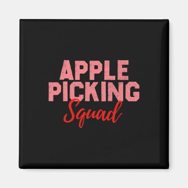 Picking Crew Apple Picking Outfit Apple Picking Se Magnet (Front)