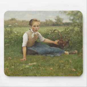 Picking Flowers 1882 Mouse Pad
